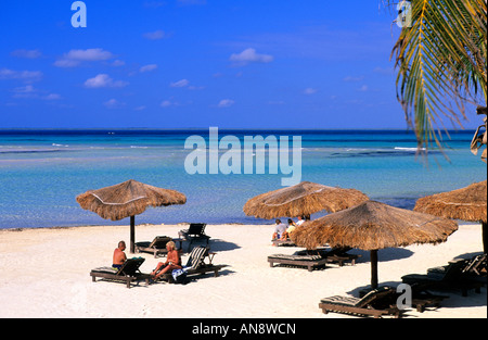 Strand Playa Norte Norden Isla Mujeres Mexiko Stockfoto