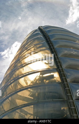 Detailansicht der Rocket Tower im British National Space Centre - Leicester England Stockfoto