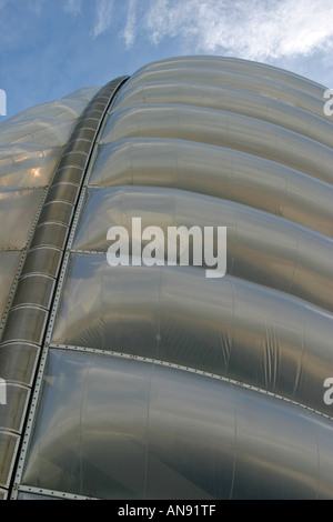 Detailansicht der Rocket Tower im British National Space Centre - Leicester England Stockfoto