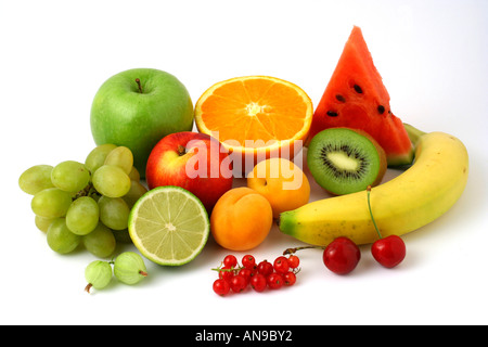 Früchte-Sortiment Stockfoto