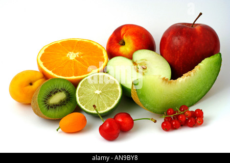 Früchte-Sortiment Stockfoto