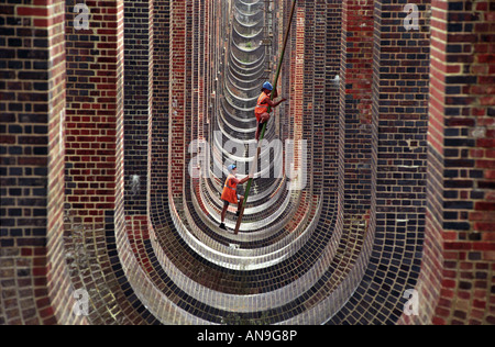 Balcombe Viadukt die Eisenbahnlinie London Brighton and South Coast über die Ouse Valley trägt Stockfoto