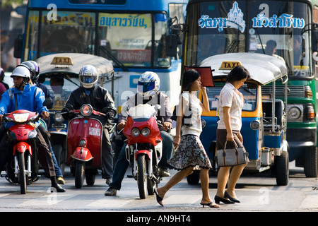 Pendler-Bangkok-Thailand Stockfoto