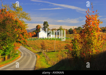 Union Chapel, Highland County, Shenandoah Valley, Virginia, USA Stockfoto