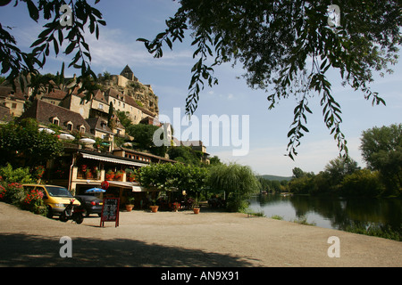 Beynac Burg Dordogne Frankreich Stockfoto