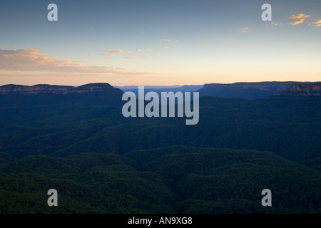 Die drei Schwestern aus New South Wales Australien Echo Point Blue Mountains National Park Stockfoto