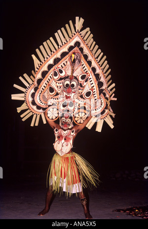 PADAYANI EINE TRADITIONELLE DANCEFORM VON KERALA Stockfoto