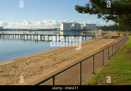 Port Lincoln South Australia Stadt Steg Stockfoto