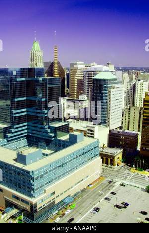 Luftaufnahme von Baltimore Maryland Stockfoto