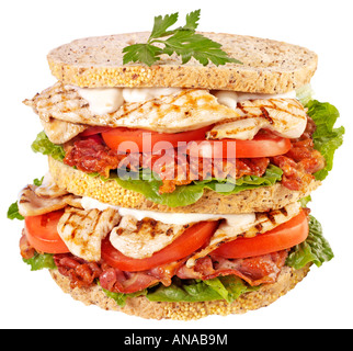 CLUB-SANDWICH Stockfoto