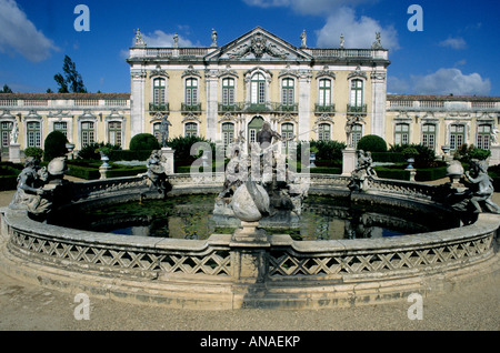 Das 18. Jahrhundert Palácio de Queluz, befindet sich 5km nordwestlich von Lissabon Stockfoto