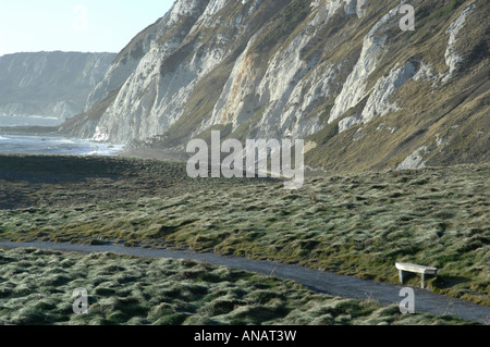 Samphire Hoe im Winter, Dover, Kent, England Stockfoto