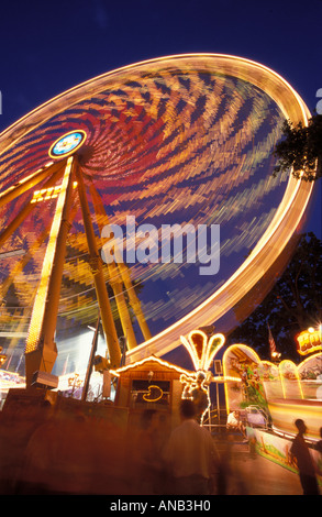 Bergkirchweih Kirmes, eines der größten Volksfeste Deutschlands, Erlangen, Bayern, Deutschland Stockfoto