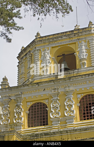 GUATEMALA ANTIGUA Iglesia Y Convento de Nuestra Señora De La Merced in Antigua Stockfoto