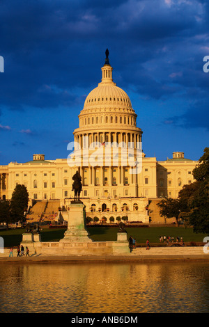 Das Kapitol in Washington, D.C. Stockfoto