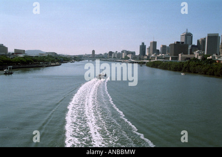 CityCat auf den Brisbane River, Brisbane, Queensland, Australien Stockfoto