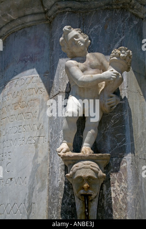 Fontana Dell Elefante Piazza Duomo Via Etnea Catania Sizilien Italien Stockfoto