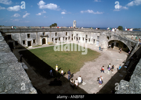 Fort in St. Augustine Florida FL Stockfoto
