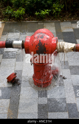 Hydranten in Hong Kong SAR Stockfoto