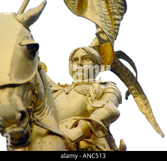 Joan of Arc Statue in Paris, Frnce Stockfoto