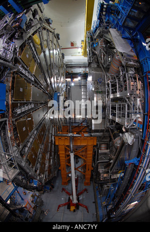 Der Atlas-Detektor Teil das große Hadron Teilchenbeschleuniger LHC am CERN Genf Schweiz Stockfoto