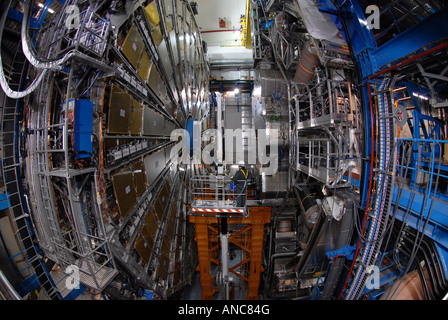 Der Atlas-Detektor Teil des Large Hadron Collider LHC am CERN in Genf Schweiz Stockfoto