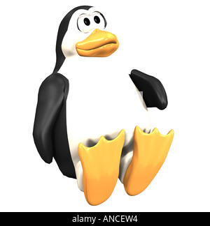 Linux Pinguin tux Stockfoto