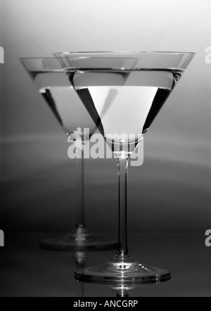 zwei martinis Stockfoto