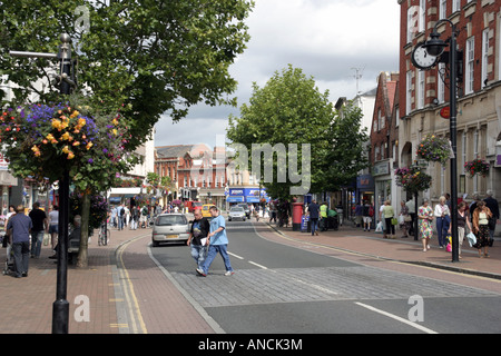 Taunton Stadt High Street Somerset County Stadtmitte England uk gb Stockfoto