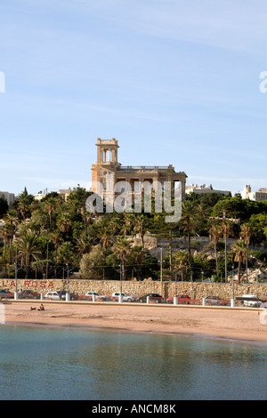 Blick über St Georges Bay, Malta Stockfoto