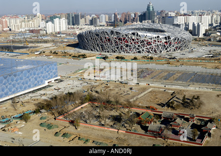 2008 Beijing Olympischen Spiele Stadien 29. November 2007 Stockfoto