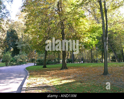 San Francisco Park in der Stadt Oviedo Asturien Spanien Stockfoto