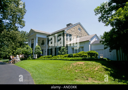 Ein Blick auf Graceland Mansion Elvis Presely s Memphis nach Hause Stockfoto