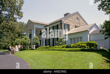 Ein Blick auf Graceland Mansion Elvis Presely s Memphis nach Hause Stockfoto