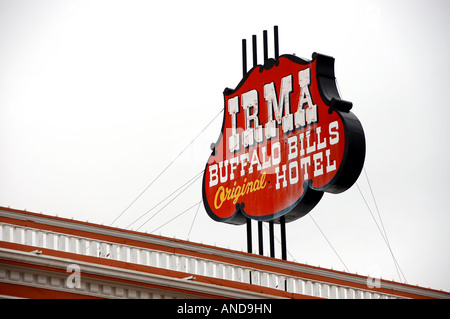 Irma Hotel, geöffnet von Buffalo Bill Cody, Wyoming, USA Stockfoto