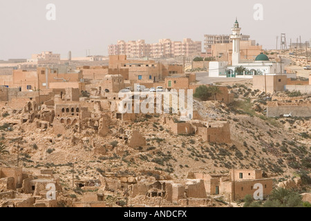 Yefren, Yafran, Libyen, Jebal Nafusa. Berber-Stadt Stockfoto