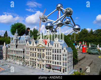 Belgien Brüssel Atomium Heysel Park Vergnügungspark Stockfoto