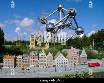 Belgien Brüssel Atomium Heysel Park Vergnügungspark Stockfoto