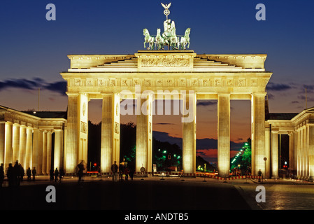 Brandenburger Tor, Berlin, Deutschland Stockfoto