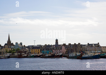 Stornoway Hafen äußeren Hebriden Großbritannien Stockfoto
