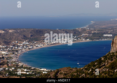 Griechenland Dodekanes Kos ein Blick auf die Bucht von kefalos Stockfoto