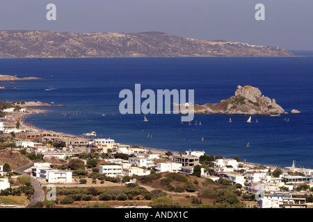 Griechenland Dodekanes Kos ein Blick auf die Bucht von kefalos Stockfoto