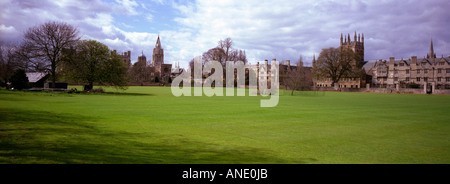 Christuskirche und Merton College Christ Church Meadow Oxford Stockfoto