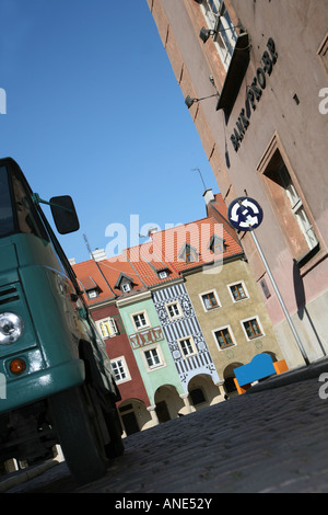 Poznan Poznania Polen Polska polnischen Markt Architektur Gebäude Sitz Platz alte Zentrum Häuser bunt Farbe Kunst Stockfoto