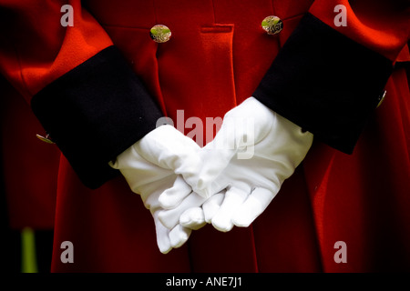 Chelsea Pensionär am Gründer s Day Parade in London Vereinigtes Königreich Stockfoto