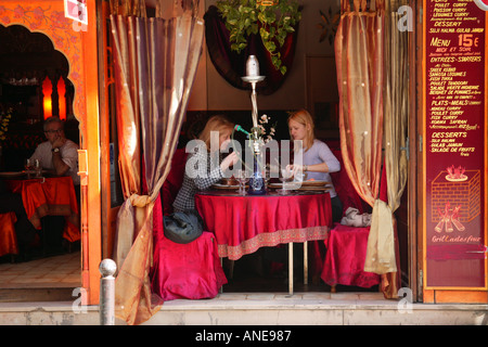 Treffpunkt Paris.restaurants Frankreich. Stockfoto