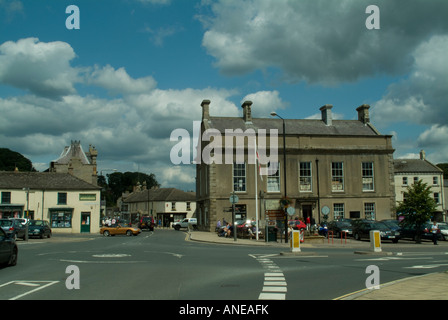 Stadtzentrum Leyburn, North Yorkshire Stockfoto