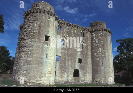 Der alten Burg Nunney Somerset Stockfoto