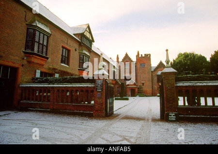 Chenies Manor in Winter, Chenies, Hertfordshire Stockfoto