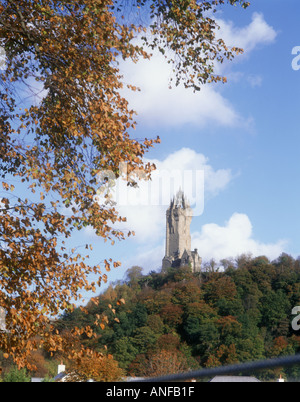 Das Wallace-Monument in der Nähe von Stirling, Schottland Stockfoto